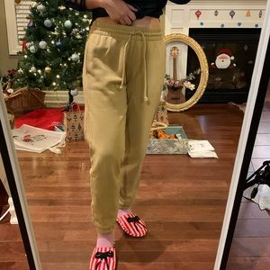 TNA Tan Jogger Pants